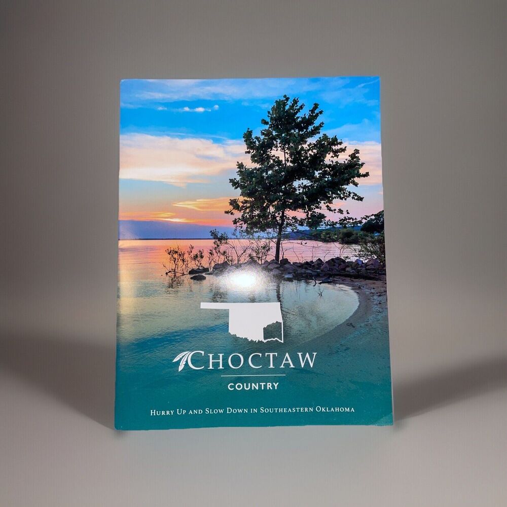 Travel Brochure Choctaw Country Oklahoma Fold Out Map